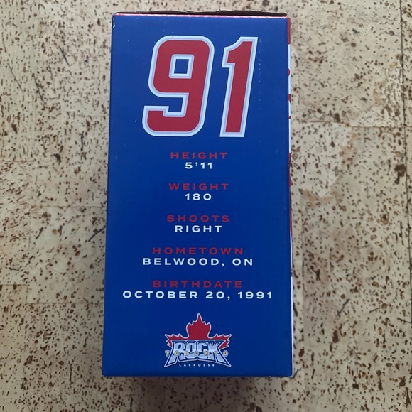 BILLY HOSTRAWSER BOBBLEHEAD FIST TORONTO ROCK LACROSSE MAN CAVE/5000 BRAND NEW!! - Picture 3 of 7